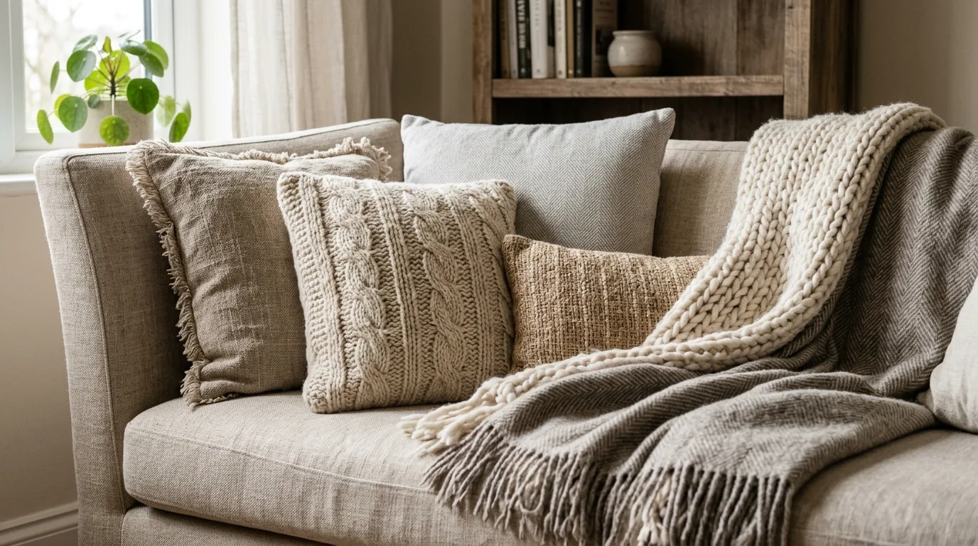 Let the coffee table feel sculptural but usable inspiration for an organic modern living room.